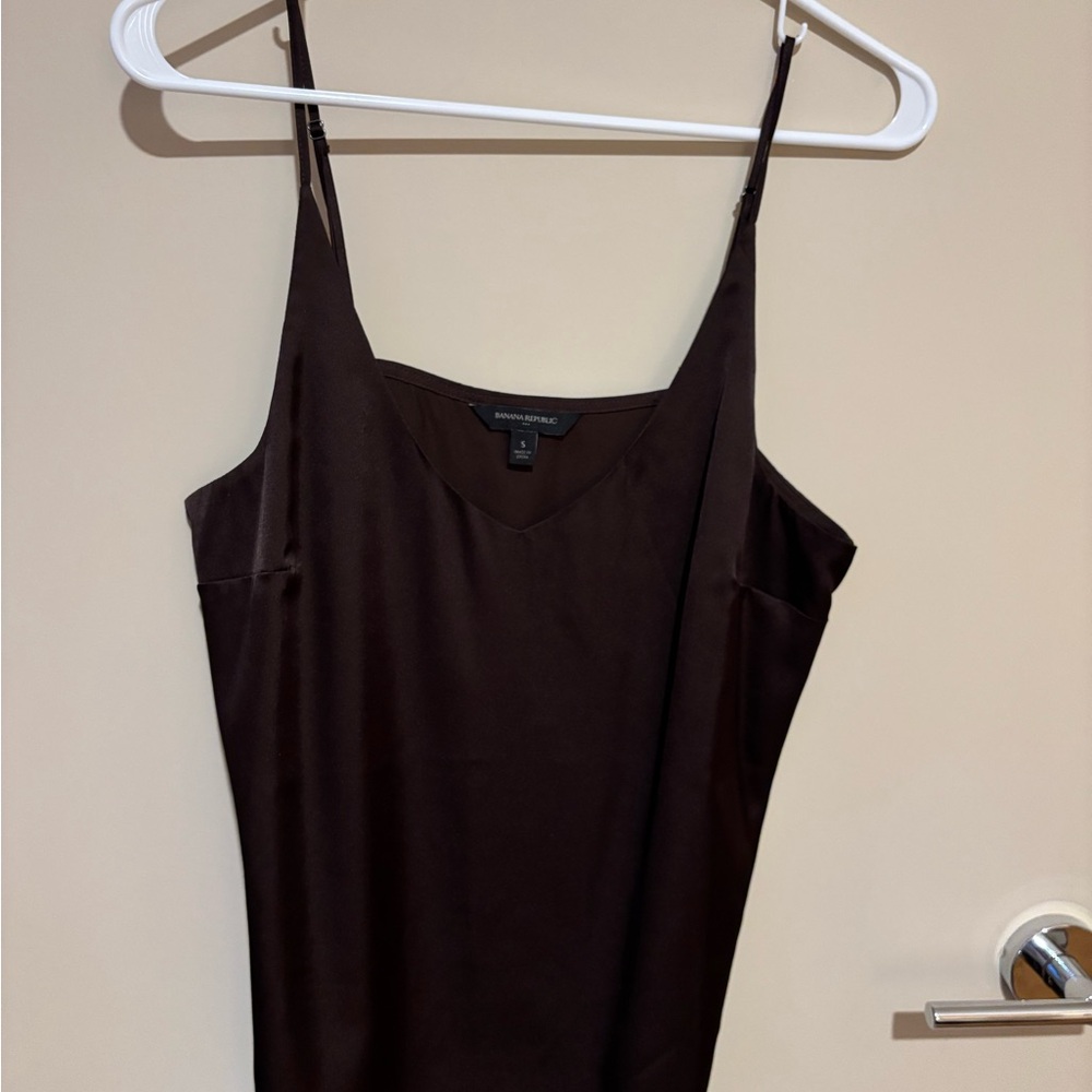 Brown Silk Camisole